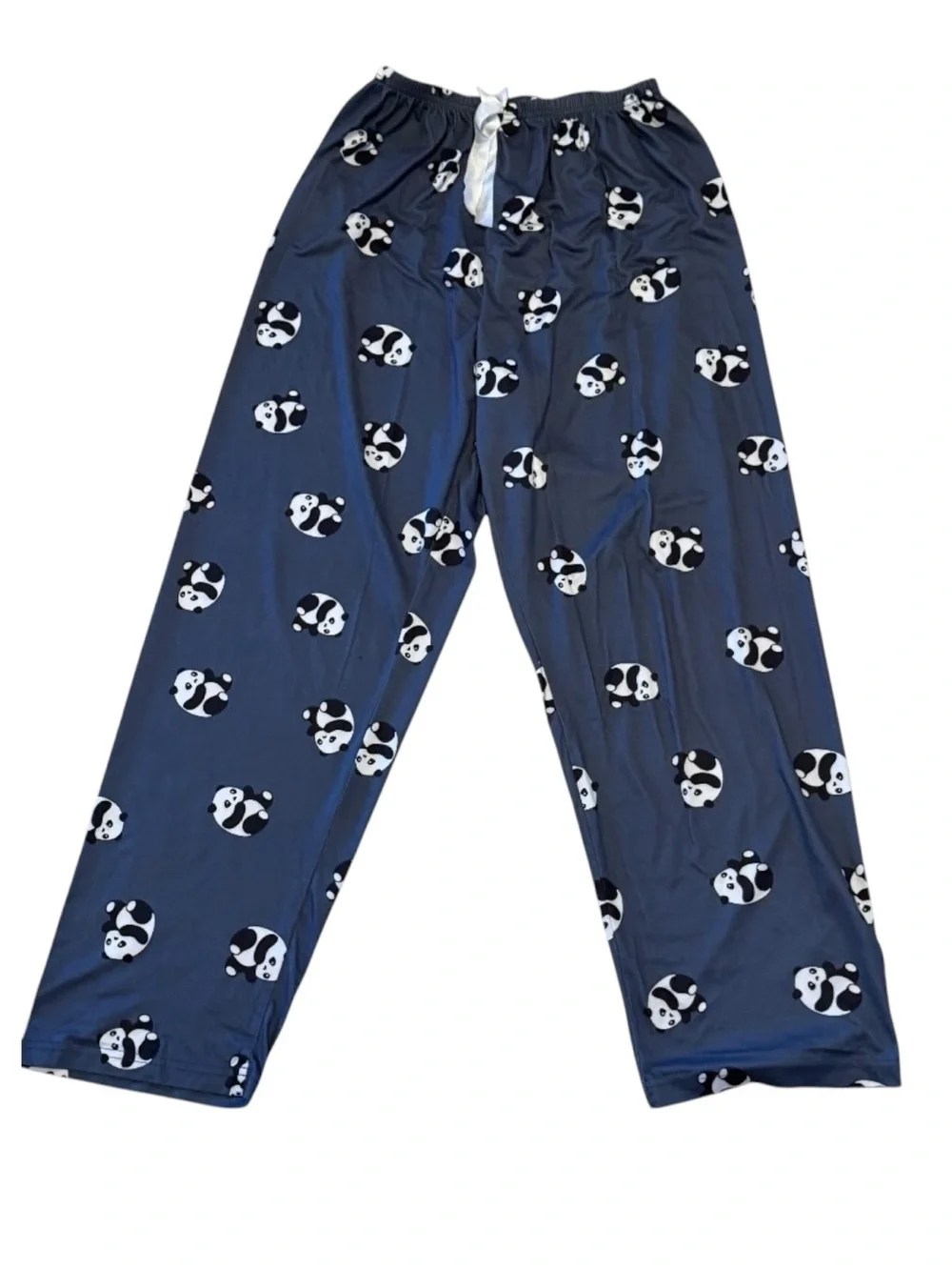 Panda Print Polyester/Spandex Pajama Set Women’s Lounge Sleepwear XL